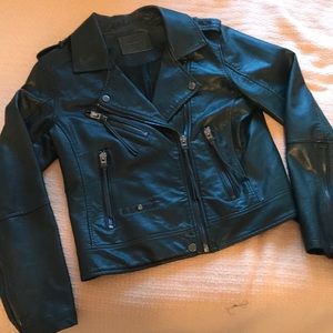 Blanknyc Green Leather Jacket